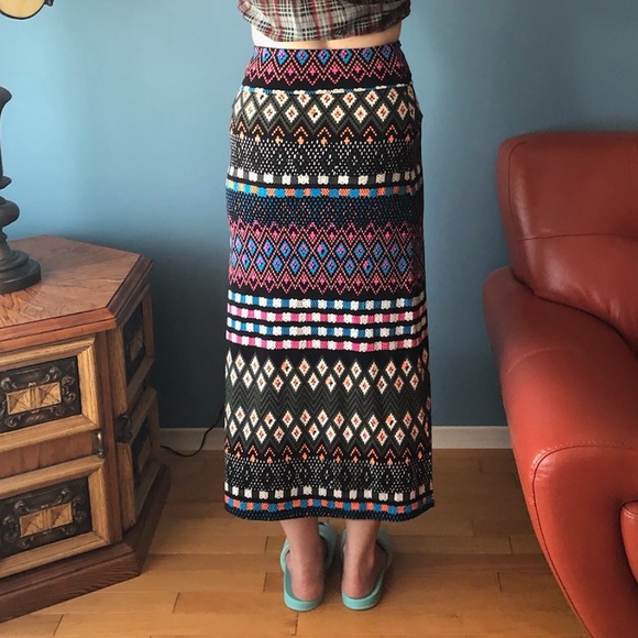 Vintage Aeropostale boho summer skirt sz XS fits M EUC - Picture 3 of 9